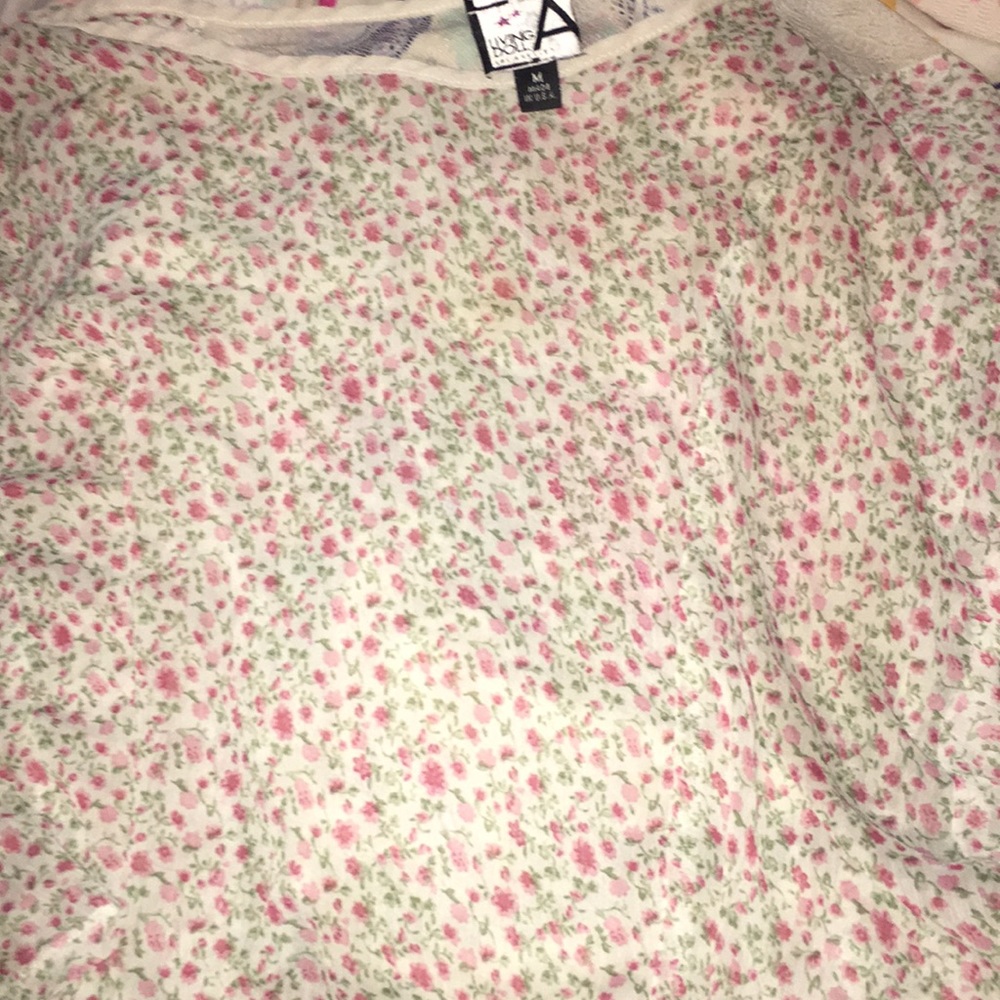 Living Doll Floral Blouse